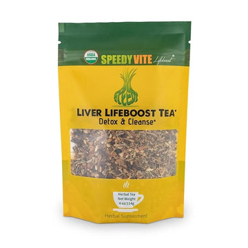 Liver Detox Tea | USDA Organic (4 oz) by SpeedyVite - Cleanses, Supports Liver, Gallbladder Health with Dandelion Leaf, Fennel, Ginger and more