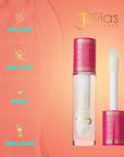 Juvia's Place Lip Gloss Glass It's Glass - Clear, Super Shine,16 oz., Plump, Long Lasting Non-Sticky Luscious High Shine, Glides on Richly Glossy and Smooth