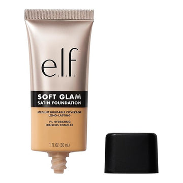e.l.f. Soft Glam Foundation, Medium Coverage, Long-Lasting & Medium Warm