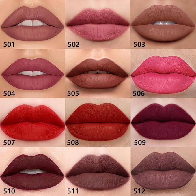Deep Purple Red Lip Liner Pencil, Smooth Matte Lipstick Crayon with Lip Pencil Sharpener for Women, Velvet Smudge Proof Smudgeproof Waterproof No Transfer Makeup Forever Lipliner 512#