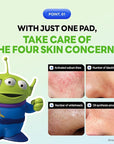 MEDIHEAL Madecassoside Toner Pads [Disney Pixar Edition]-Centella Asiatica to Improve Uneven Skin Tone - Vegan Face Gauze, Full Size 100 + Refill 100 (Teatree, 200 Pads)