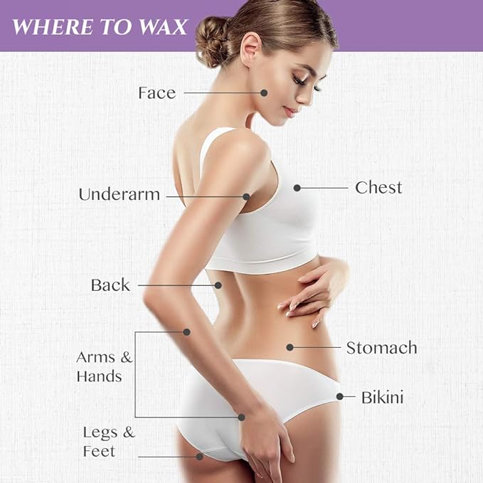 Satin Smooth Waxing Duo: Zinc Oxide Hair Removal Wax AND Cool Aloe Vera Skin Soother Gel