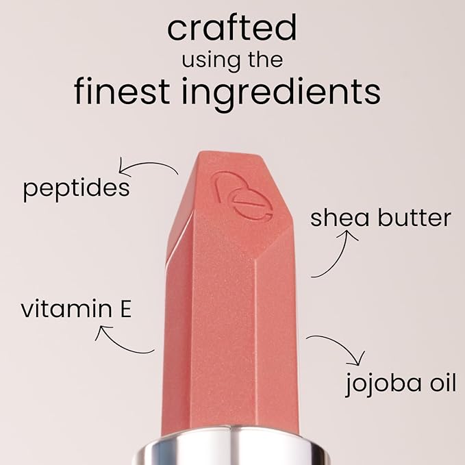 nude envie - Lipstick - Creamy & Long-Lasting Finish - Velvety Texture & Easy Application - Luxury Hydration - With Shea Butter, Vitamin E & Jojoba Oil - Vegan, Paraben-Free & Cruelty-Free - Joey