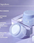 Naturium Purple Ginseng Cleansing Balm Plus Plant-Based Esters & Linoleic-Rich Oils, Smoothing Face Wash, 3.0 oz