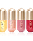 KISSIO Lip Plumper,Color Lip Plumper Gloss,Lip