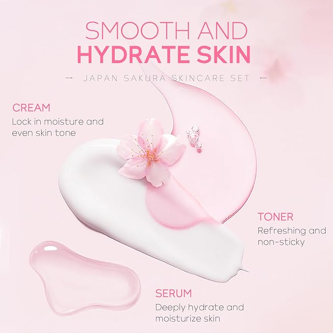 Skin Care Set JAPAN SAKURA Women