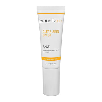 Proactiv Clear Skin Face Sunscreen Moisturizer With SPF 30 - Hydrating SPF Lotion And Sensitive Skin Sunscreen For Oily Skin And Acne-Prone Skin, Oil Free Matte Skincare Sunscreen, 1.5oz