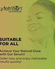 Lyfetrition Hyaluronic Acid Serum for Skin, Moisturizing and Hydrating Serum for All Types of Skin, 100% Natural Face Serum with Vitamin C & Aloe Vera (12 Fl Oz), Clear Serum, (Lyfe7581)