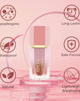 Liquid Blush for Cheeks,Soft Cream Matte Korean Makeup Blush,Lightweight Breathable Feel Long Lasting Natural Red Pink Peach Orange Rose Creamy Face Blushes for White Mature Skin Dark Skin (#07-Blessing)