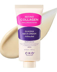 CKD Gua Sha Neck Cream Filltocshot [Refill] - Advanced Anti-Aging Neck Firming Cream with Massage Roller. Visibly Reduces Wrinkles, Lifts & Tightens Sagging Skin, Boosts Elasticity, Korean Skincare.