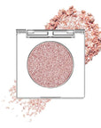 Monochrome Pressed Eyeshadow, Waterproof Neutral Powde Mini Shimmer Rose Gold Eyeshadow, sombras para ojos, Talc, Paraben & Cruelty Free (H03#Shimmer Rose Gold)