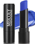 MEICOLY Royal Blue Face Body Paint Stick for Halloween SFX Avatar Smurf Mystique Alien SFX Makeup,Blue Face Paint for Adults and Kids,Waterproof Eye Black Stick for Baseball Softball Football Lacrosse