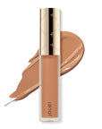 Jouer Essential High Coverage Liquid Concealer - Brightening Concealer - Color Corrector for Under Eye Dark Circles, Spot Coverage, and Eye Primer - Soft Matte Finish, Ginger