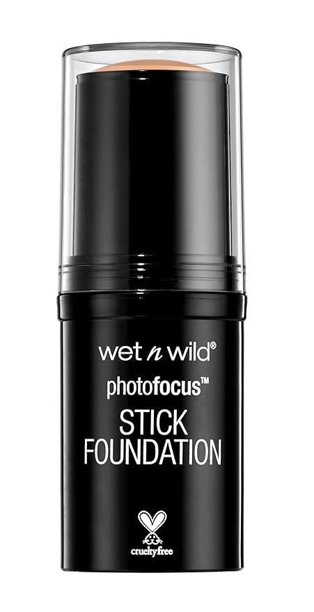 Wet n Wild Photo Focus Stick Matte Foundation Makeup, Shell Bisque (Pack of 4)