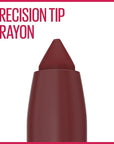 Maybelline Super Stay Ink Crayon Matte Longwear Lipstick Makeup, 165 Drive The Future, 0.04 oz