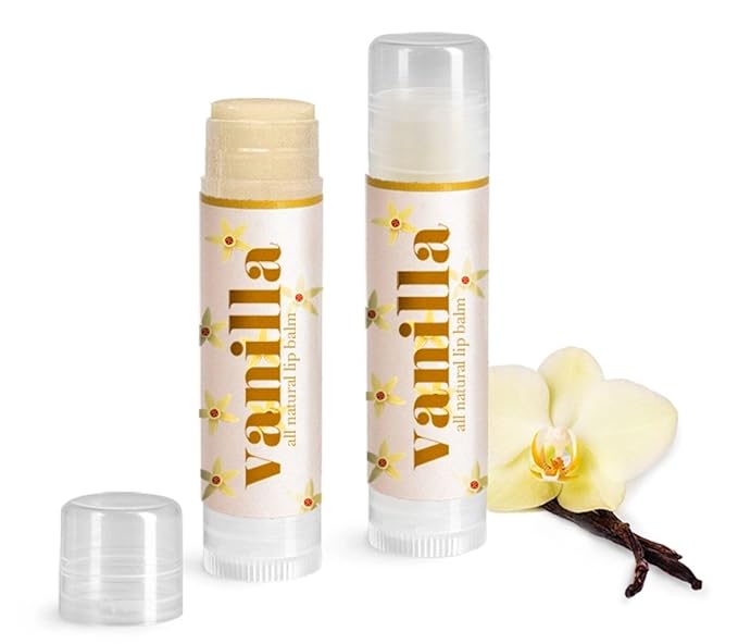 144 Natural Plastic Empty Lip Balm Crafting