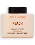 Revolution Beauty London, Loose Baking Powder, Makeup Setting Powder, Long-Lasting Coverage, Mattifies & Reduces Shine, Peach, 1.12 oz