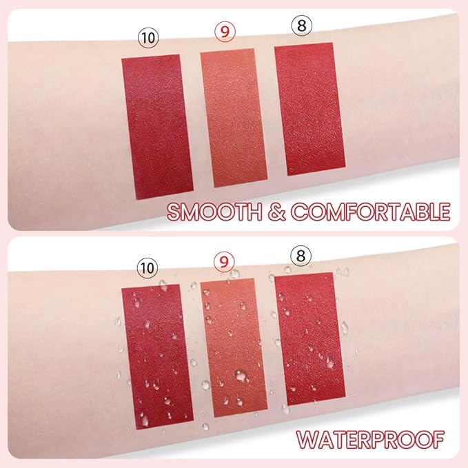 BINGBRUSH Crayon Matte Longwear Lipstick Pack Set,Moisture Smooth Color Stick Ultimate Lip Crayon for Makeup Collection - Waterproof Velvet Lipgloss (09#, 1 Count (Pack of 1))