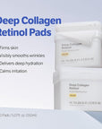 SUNGBOON Editor Deep Collagen Retinol Power Boosting Pads | Deep Hydration, Skin Elasticity for Dry Skin, Wrinkles, Korean Moisturzier, Korean Skincare, Toner Pads - 100 Count