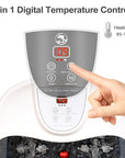 Foot spa bath massager with