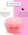 grace & stella Award Winning Lip Butter - Hydrating Lip Balm - Nourishing Lip Mask (1-pack) Travel Essentials, Travel Size Toiletries, Birthday Gifts for Women & Teens - Overnight Lip Repair - Vegan