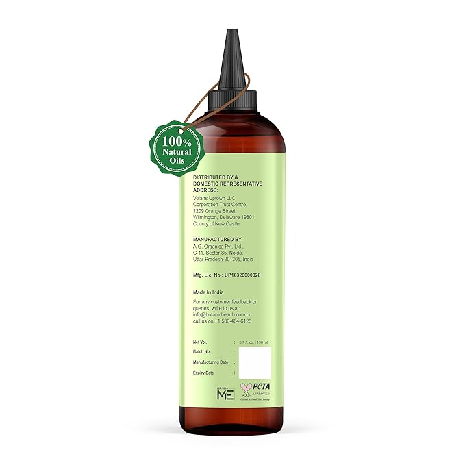 Botanic Hearth 100% Pure Rosemary Batana Oil For Hair Growth | Infused with Biotin, Jojoba & Castor Oil | Hair Oil Repairs Dry Damaged Hair, Strengthening, Healthier - Hair Tonic, 6.7 fl oz