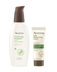 Aveeno Skincare Bundle, Positively Radiant Daily SPF 30 Facial Sunscreen Moisturizer + Soy, 2.3 fl. oz, & Travel Size Daily Moisturizing Cream for Body, Face, & Hands, 0.8 oz, Two Pack, 2 Items