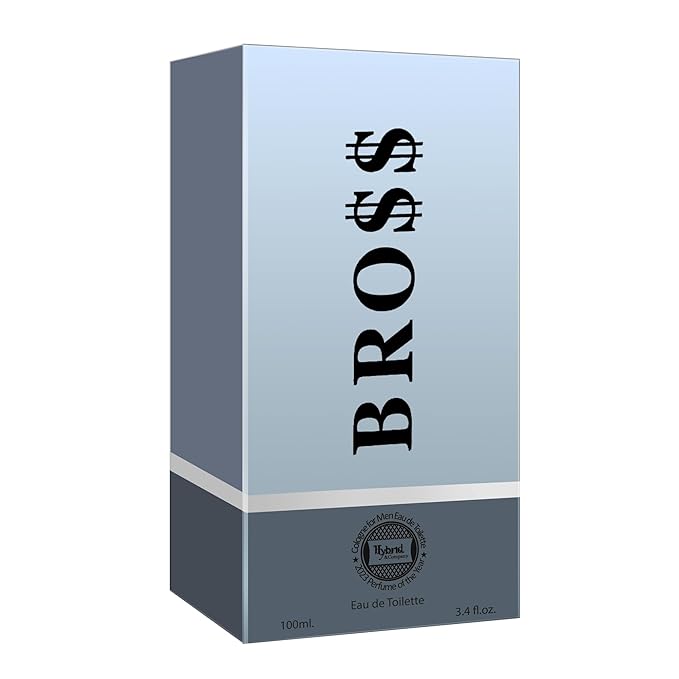 Hybrid & Company Bro$$ Classic Foe Men Pour Homme Eau De Toilette Natural Spray 3.4FL.OZ
