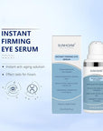 Instant Firming Eye Serum– Instantly Visibly Reduces Under Eye Bags And Wrinkles, Fine Lines, Crow's Feet, Dark Circles – Pump – Anti Aging Wrinkle Remover for Face, 10ml/0.34 Oz (2)