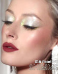 evpct Pearl White Shimmer Cream Eye Shadow Brightener Sticks Set for Eyes, White Shimmery Matte Pencil Eye shadow Applicator Stick Pen Palette Makeup Waterproof sombras en crema para ojos 01#