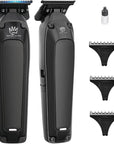 Royal Clips - Fade Kit 2.0 Trimmer - 7200rpm Professional Hair Trimmer for Men - Zero-Gap DLC Blade - Cordless & Rechargeable - Barber and Home Use - Anti-Slip Grips (Black)