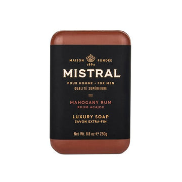 Mistral Bar Soap, Mahogany Rhum, 8.8 Ounces