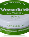 Vaseline Lip Balm 20g/0.705oz (6X20g/0.705oz, Aloe