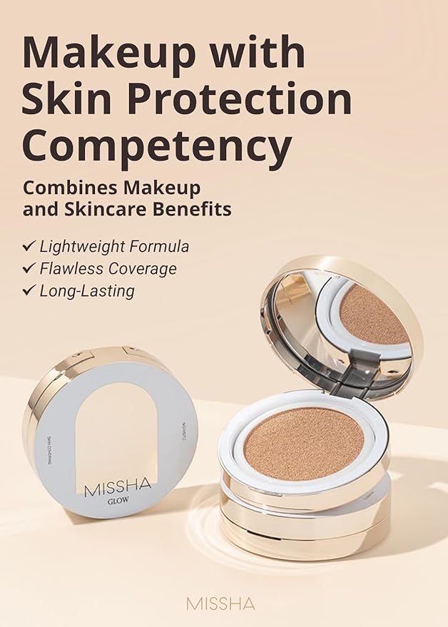 MISSHA Glow Cushion No.25 Warm Beige for Natural