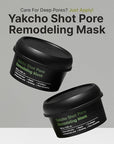 SUNGBOON EDITOR Yakcho Shot Pore Remodeling Mask | Clay Mask for Pores | Blackheand Remover | Korean Face Mask | Exfoliating Face Mask for Oily Skin | Korean Skin Care | 3.52 oz.