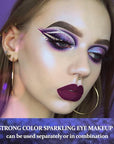 Afflano Minerals Metallic Eyeshadow - Intense Color Shifting Multichrome Sparkling Glitter, Highly Pigmented Electric Purple Duo Chrome Chameleon Eyemazing Effect