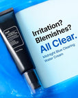 DearKlairs Midnight Blue Clearing Water Gel Cream 1.76 Ounce, Improve Dullness, Pigmentation, Red Spot, Bumps, No irritation, For Oily Skin