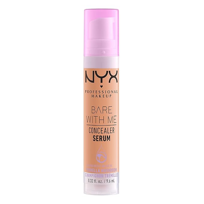 NYX PROFESSIONAL MAKEUP Bare With Me Concealer Serum, Light Tan