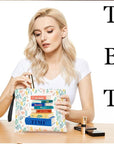Book lovers gifts makeup bag