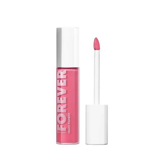 COVERGIRL Outlast Forever Velvet Pigment, 400 Skies Pink, Matte Lipstick, Vegan Formula, Easy to Use, Glides on Effortlessly, Long-Lasting, Perfect Color, 0.30oz