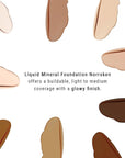 Liquid Norrsken Foundation - Silky Smooth Coverage - Luminous, Dewy Finish for Dry and Dull Skin - Water Resistant and Vegan Makeup - 201 Jorunn - Neutral Extra Light - 1.01 oz
