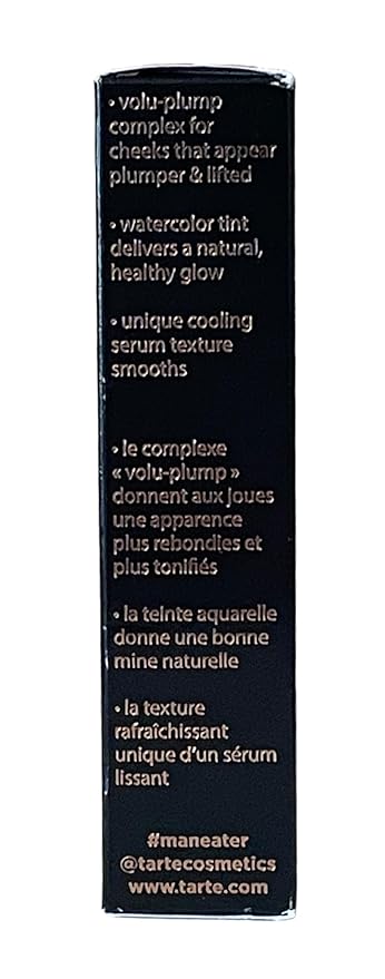 tarte maneater blush & glow cheek plump (raspberry, 0.27 Fl Oz