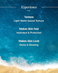 Glow+ Dewy Face Sunscreen with SPF 50+ & PA+++ | Blue Light Protection & No White Cast | Helps Give Glowing Skin with Papaya & Vitamin C | 1.76 Oz/50g