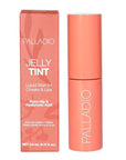 Palladio Jelly Tint, Liquid Stain for Cheeks & Lips, Vivid Color Lip Stain, Lightweight Non-Sticky and Transfer-proof, Natural Finish Makeup, Nude Berry