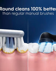 Oral-B iO Series Gentle Care Electric Toothbrush Replacement Brush Heads for an Oral-B Electric Toothbrush, 4 Count, Black