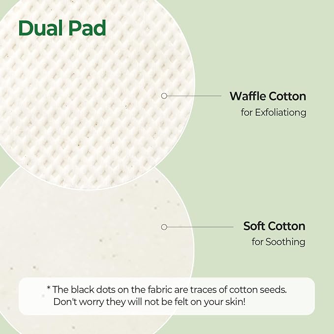 SKINFOOD Pantothenic Water Parsley Clear Toner Pad, Daily Exfoliating Pads for Sensitive Skin, Korean Skincare Sebum Control Face Toner for Trouble Skin, 8.81 oz (60 Pads)