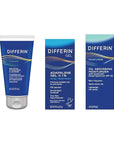 Differin Skincare Kit with Acne Treatments for Face, 3-Step Regimen with Daily Oil-Free Hydrating Face Wash, Differin Adapalene Gel Retinoid, & Face Moisturizer with SPF, Acne Kit For Acne-Prone Skin