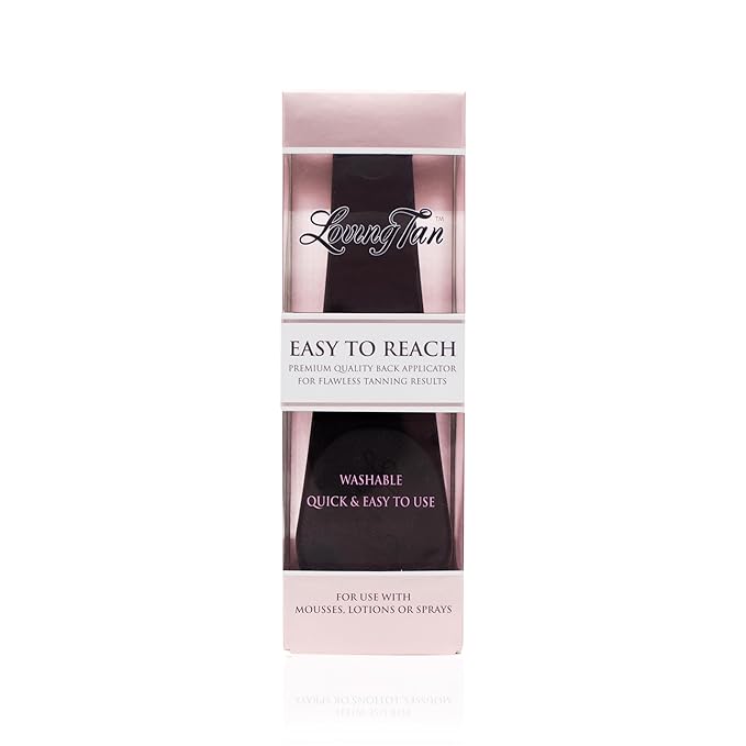 Loving Tan Easy to Reach Back Applicator for Self Tanner - Washable & Durable Design for Streak-Free Even Finish, Self Tanning Tool for Back & Hard to Reach Areas - 1 ct.
