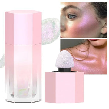 evpct Mermaid Pink Highlighter Makeup Liquid Blue Purple Palette Stick