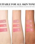Peel-Off Lip Tint - Tattoo Lip Stain Kit, Long-Lasting Matte Finish, Moisturizing Peel-Off Lip Mask, Waterproof & Smudge-Proof, 24H Color Hold (#1 Light Pink, 1)